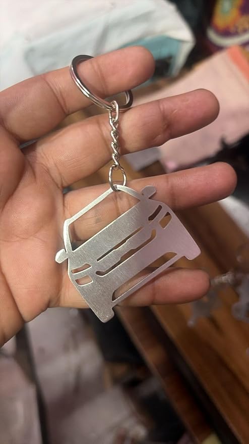 Premium Car Shape Keychain Durable Metal