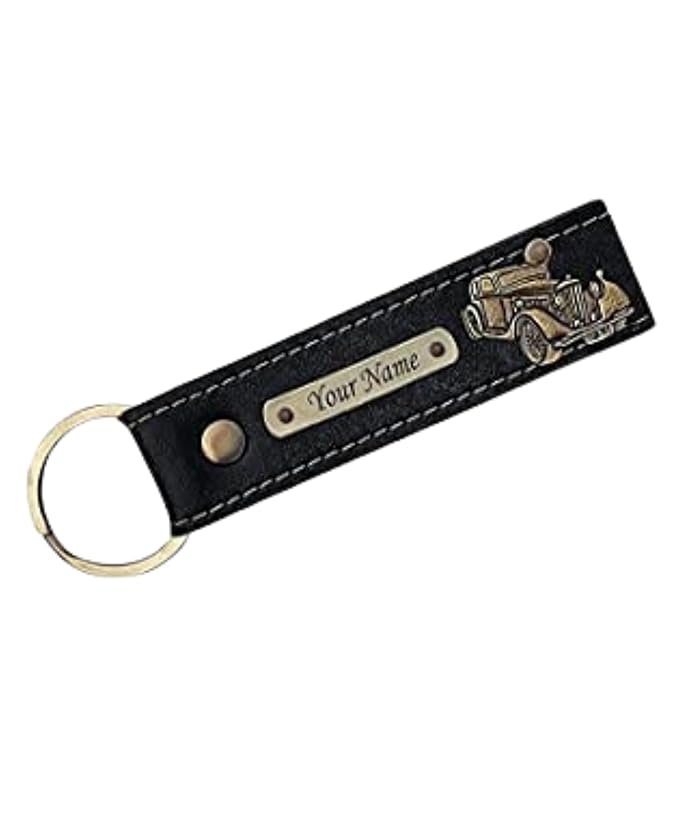 Your Name Customized LeatherKey Chain,