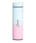 Personalized Name Engraved LED Temperature Stainless Steel Bottle 500ml
