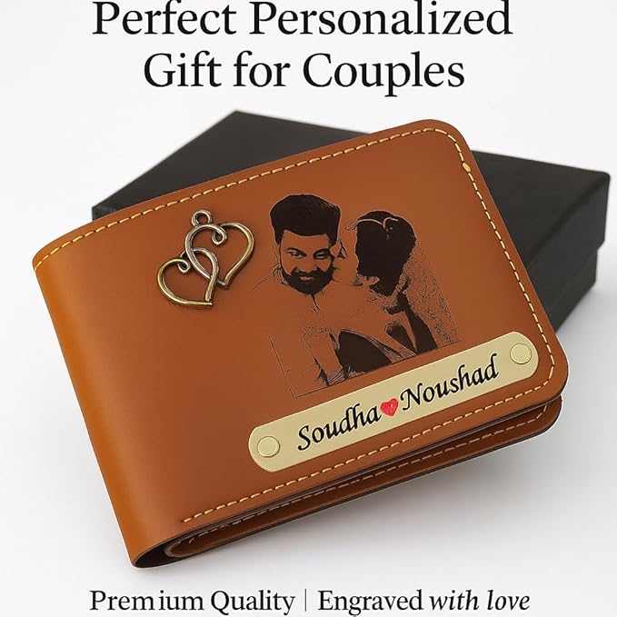 our Name Customized Leather UnisexMen's Wallet