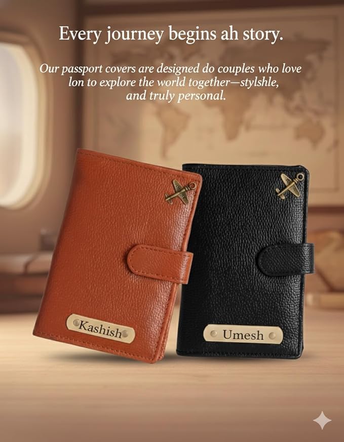 Customised Engraved Passport with Name |