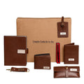 Customized Leather Mens Wallet, Passport Cover, Keychain, and Many More