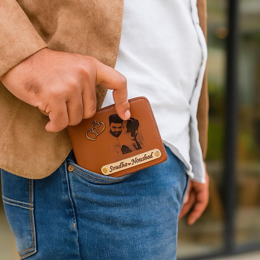 our Name Customized Leather UnisexMen's Wallet