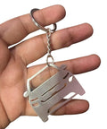 Premium Car Shape Keychain Durable Metal