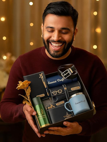 Personalized Men's Gift Hamper Set – Everyday Essentials Combo – detail 2