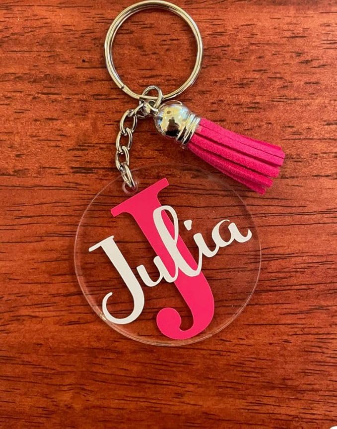 Personalized Acrylic Keychain with Custom Name Engraving Gift For Love frind, love one