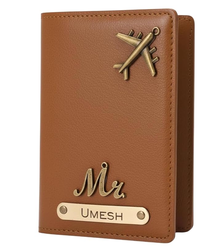Custom Name Passport Cover for Men & Women
