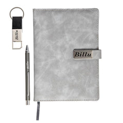 Personalized Men's Gift Hamper Set – Pen, Keychain & Diary – detail 3