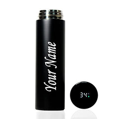 Personalized LED Temperature Steel Bottle – personalized gift