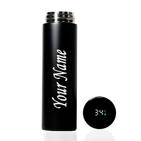 Personalized LED Temperature Steel Bottle – personalized gift