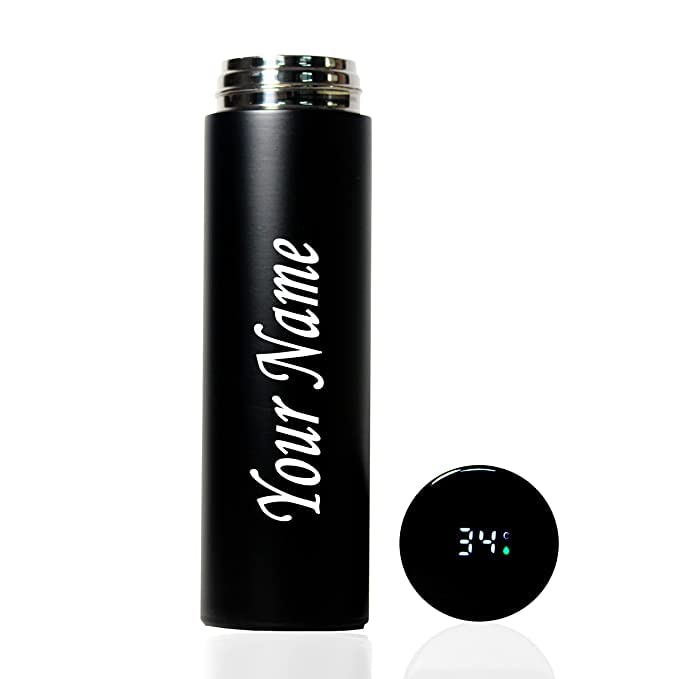 Personalized LED Temperature Steel Bottle – personalized gift