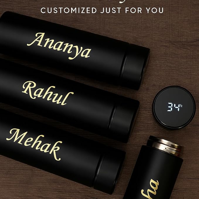 Personalized LED Temperature Steel Bottle – detail 2