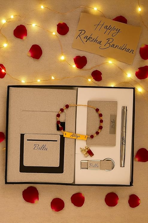 Your Name Customized PersonalizedWriting Notebook, Card Holder, Personalized Pen for Office - School, Returns Gifts, Customized Gifts