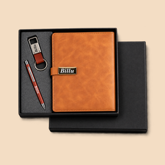 Personalized Men's Gift Hamper Set – Pen, Keychain & Diary