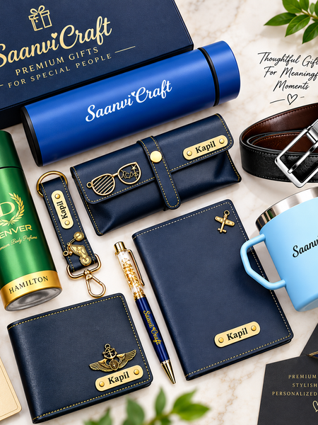 Personalized Men's Gift Hamper Set – Everyday Essentials Combo