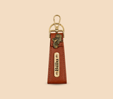 Personalized Men's Keychain – Custom Everyday Essential, Brown & Black