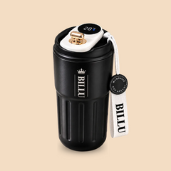 Personalized Electric Self-Stirring Mug with Digital Temperature Display