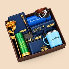 Personalized Men's Gift Hamper Set – Everyday Essentials Combo