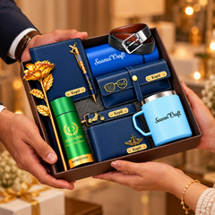 Personalized Men's Gift Hamper Set – Everyday Essentials Combo