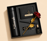 Personalized Gift Hamper Set – Wallet, Bottle, Pen, Perfume & Keychain