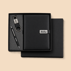 Personalized Men's Gift Hamper Set – Pen, Keychain & Diary