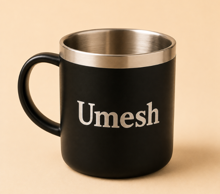 Personalized Steel Coffee Mug