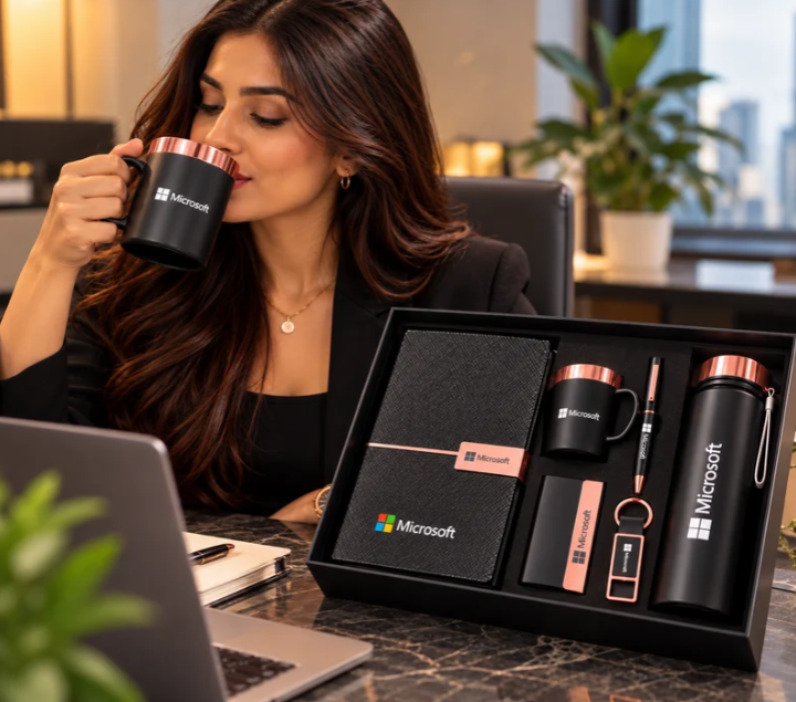 Signature Rose Gold & Gold Edition Premium Corporate Gift Set