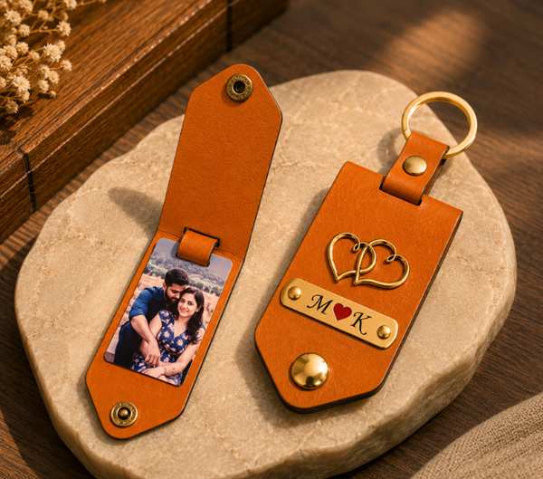 Personalized Photo Keychain – Carry What Matters, Assorted Colours